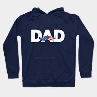 Happy Father's day Birthday American Flag Retro Vintage Noel Hoodie